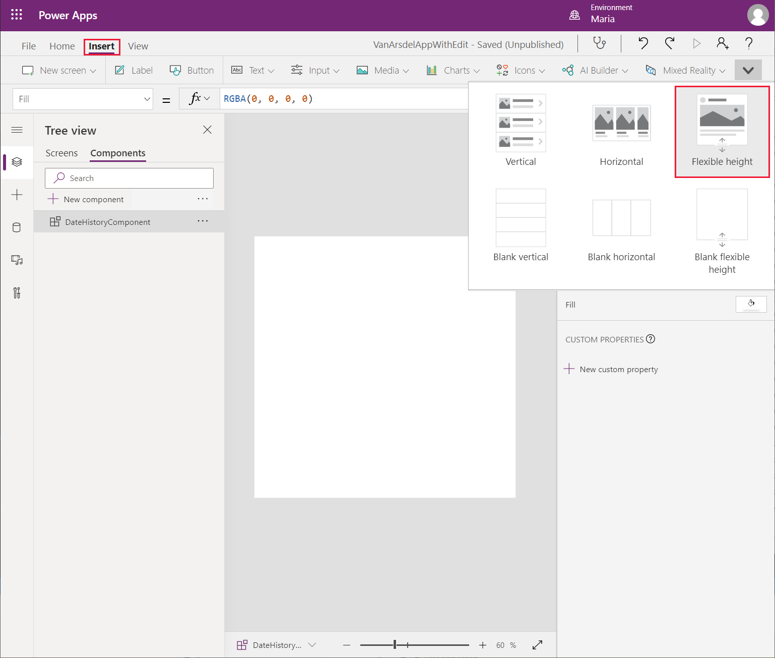 Tambah kawalan Galeri.
