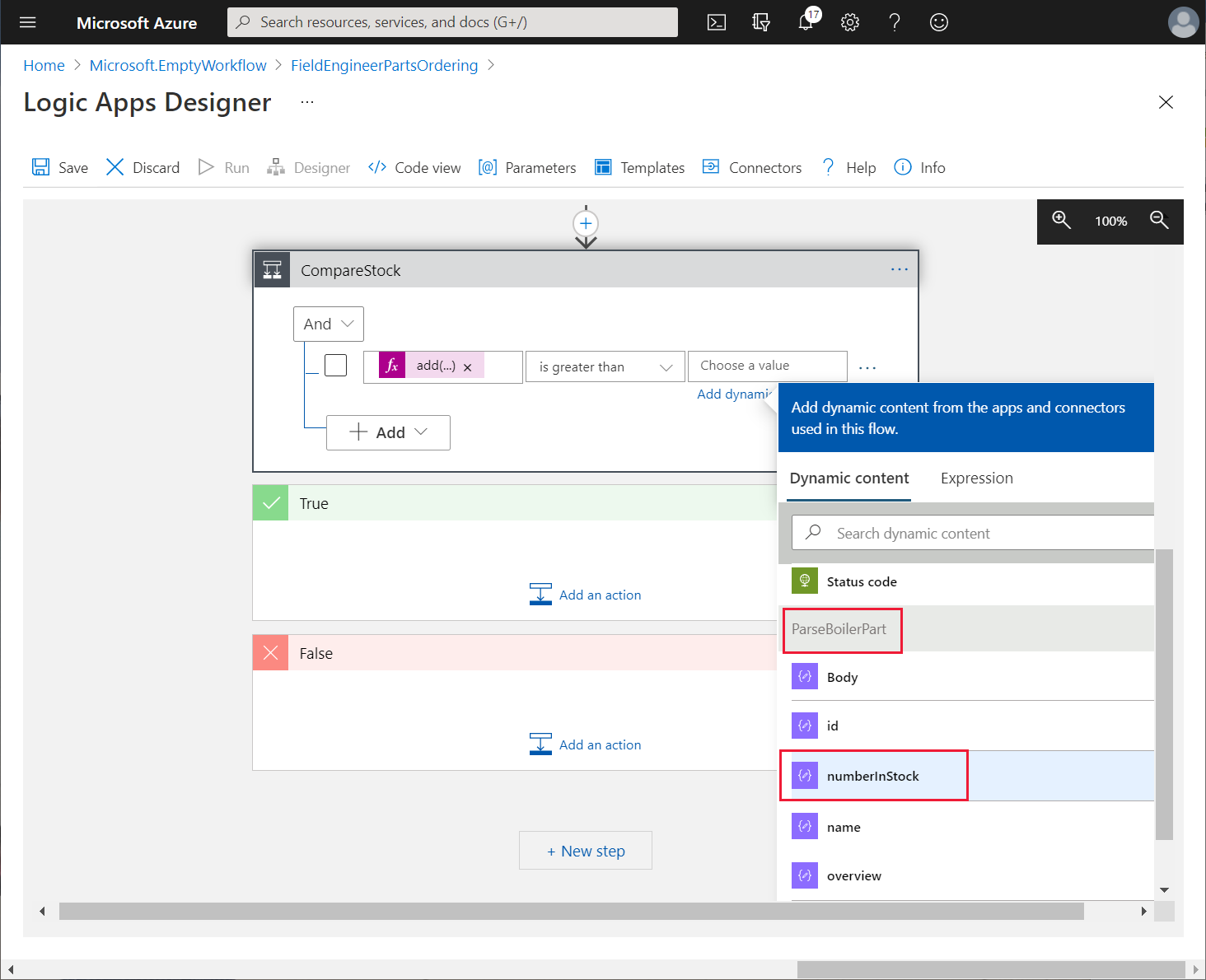 Bandingkan jumlah tempahan dengan bilangan item dalam stok.