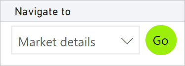 Screenshot showing Navigate with a Go button.