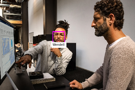 Photograph of a person identified as "Wendell".