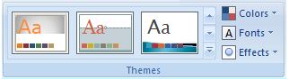 screen shot of results of formatting choices