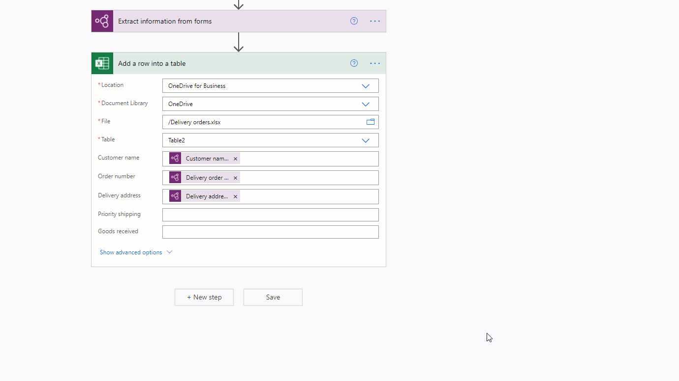 Animation showing how to use an expression to map the Boolean value returned by a checkbox.