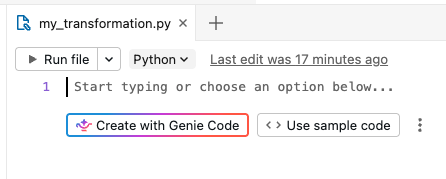 New my_transformation source file with options.