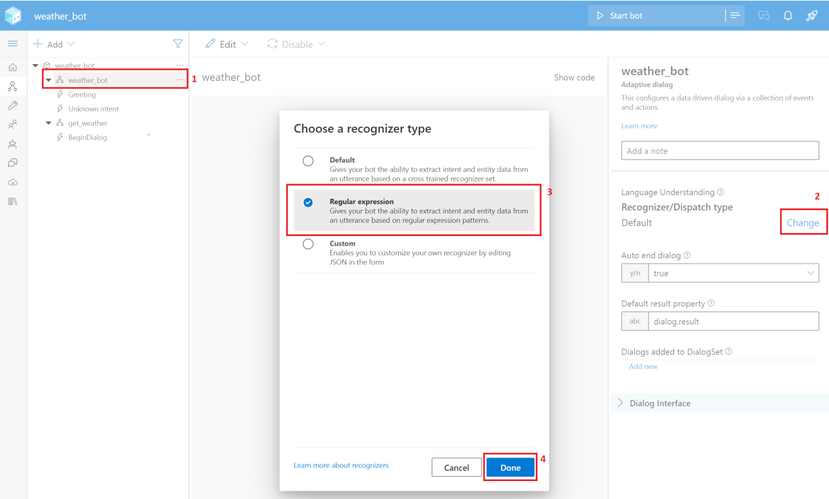 Tutorial: Create a weather bot with Bot Framework Composer | Microsoft ...