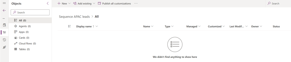 Screenshot of opening the solution to add sequence.