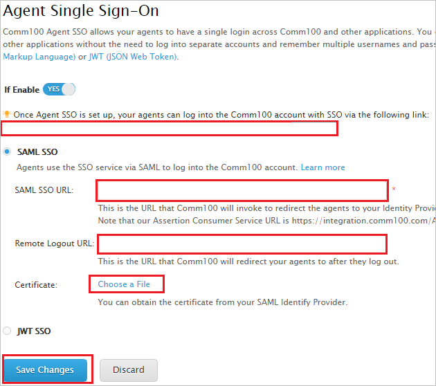 Comm100 Live Chat security.
