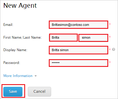 Comm100 Live Chat new agent.