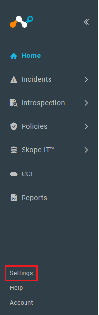 Netskope User Authentication Admin Console