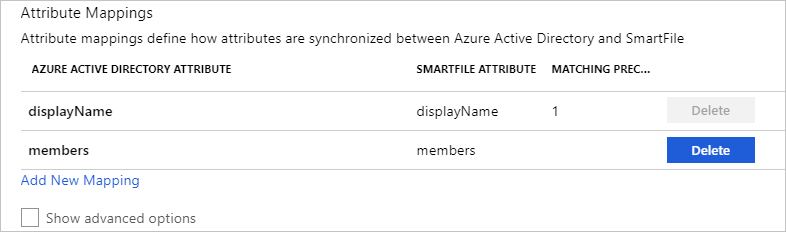 SmartFile Group Attributes