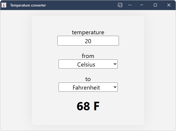 The sample Progressive Web App (PWA), installed and running in its own window