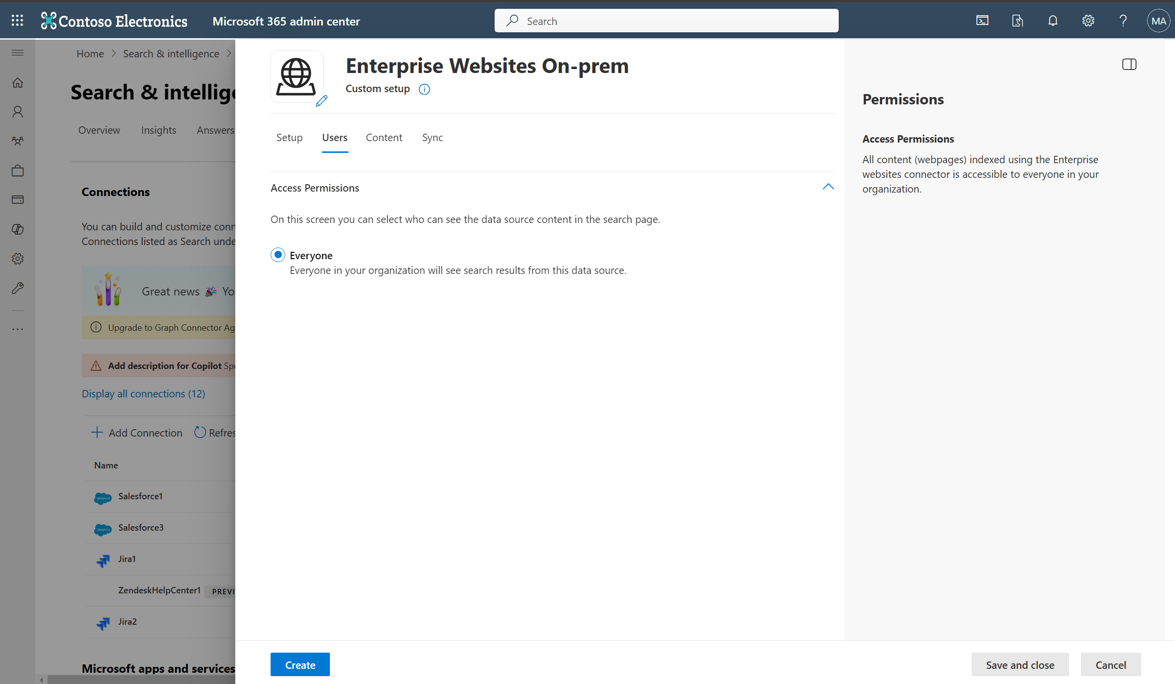 Screenshot that shows Users tab