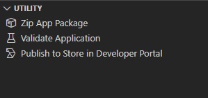 Screenshot shows the Utility section.