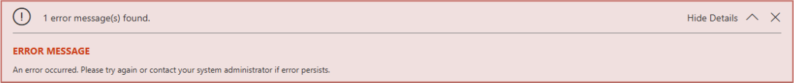 Expected error in legacy app designer Expected error in legacy app designer.