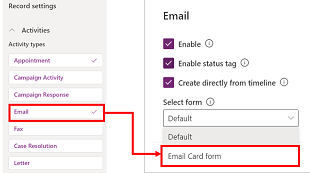 Create and use card forms in timeline Create and use card forms in timeline