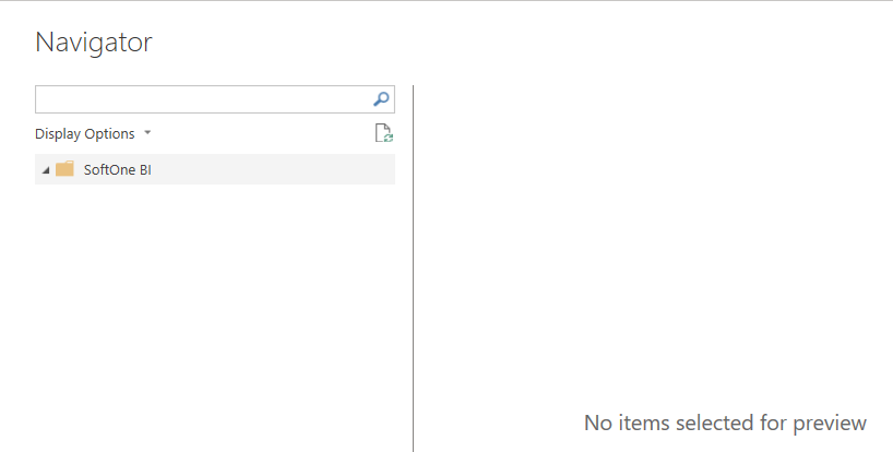 No data tables - data hasn't been uploaded.