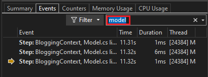 Diagnostic Event Search Screenshot of Diagnostic Event search.