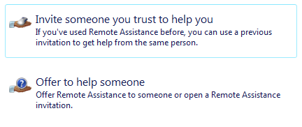 screen shot of two command links with custom icons