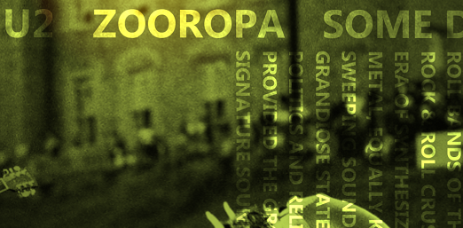 screen shot of creatively designed zune interface