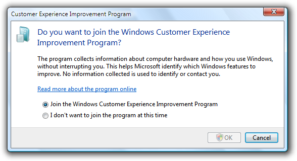 screen shot of a typical task dialog box