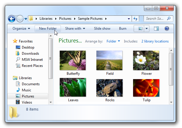 screen shot of photo files in windows explorer