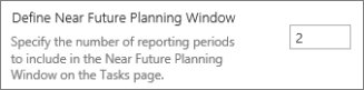Define Near Future Planning Window.