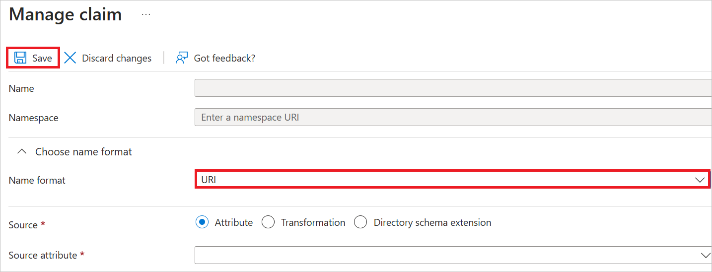 Default Claims Screenshot shows the images of Required Claims.