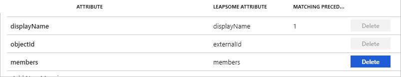 Screenshot of Leapsome Group Attributes.