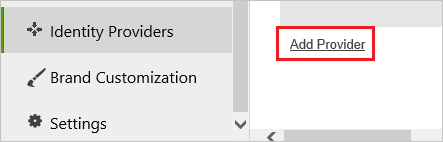 Identity Providers Identity Providers