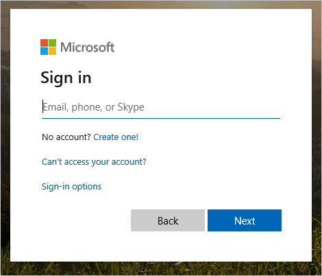 Screenshot of the Storegate OIDC login dialog.