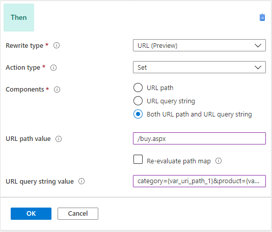 URL rewrite scenario 2-2.