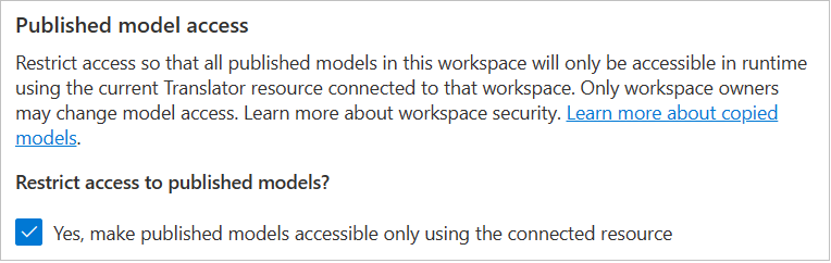 Screenshot illustrating how to secure a workspace.