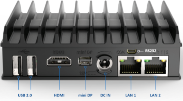 A photo of the back panel of the YS-FIT2.