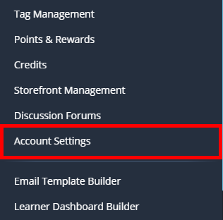 Account Settings