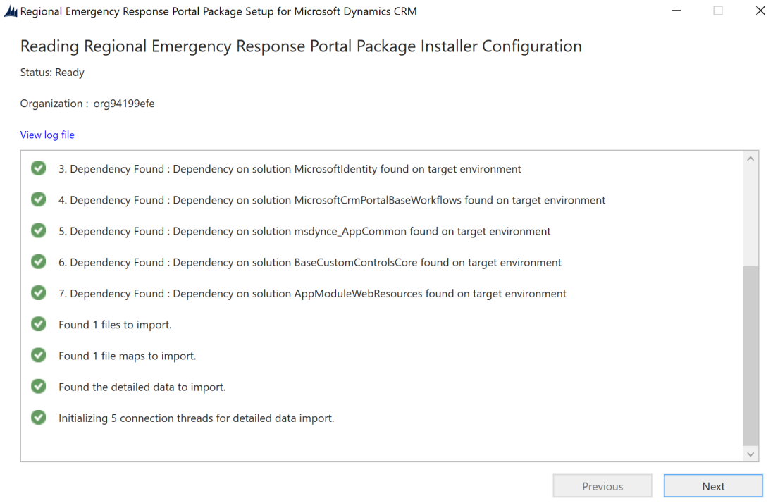 Validere startportal