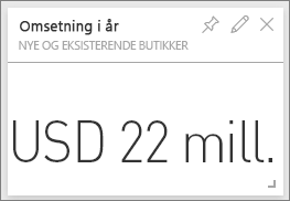 Skjermbildet viser årets salgsflis.