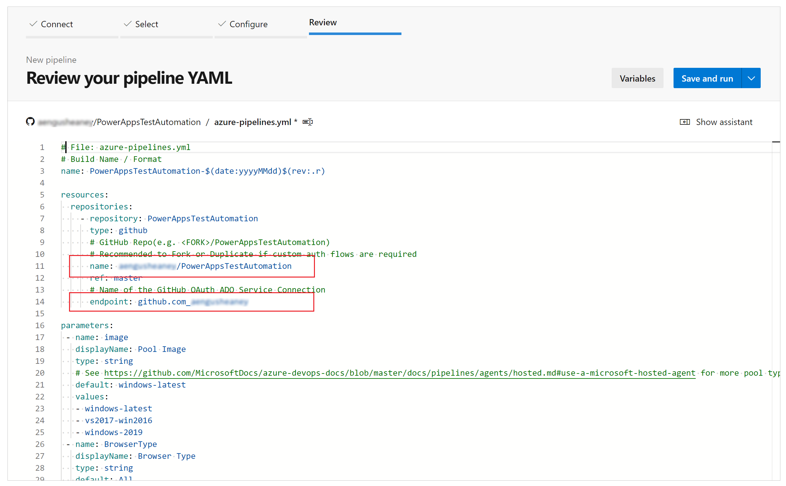 YAML-endepunkt YAML-endepunkt.