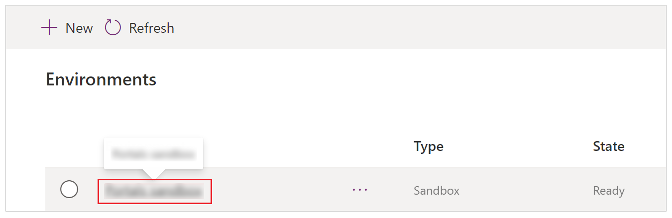 Velg et miljø Velg et miljø.