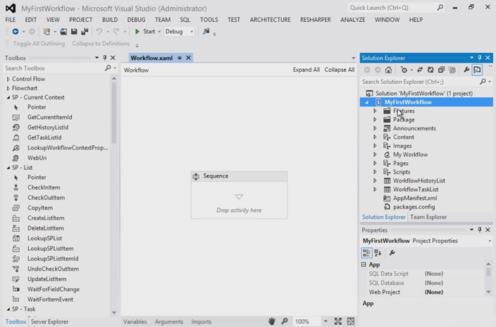 Figure 4. Default designer surface