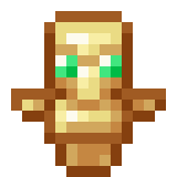 Illustrasjon av en Minecraft-totem av undying.
