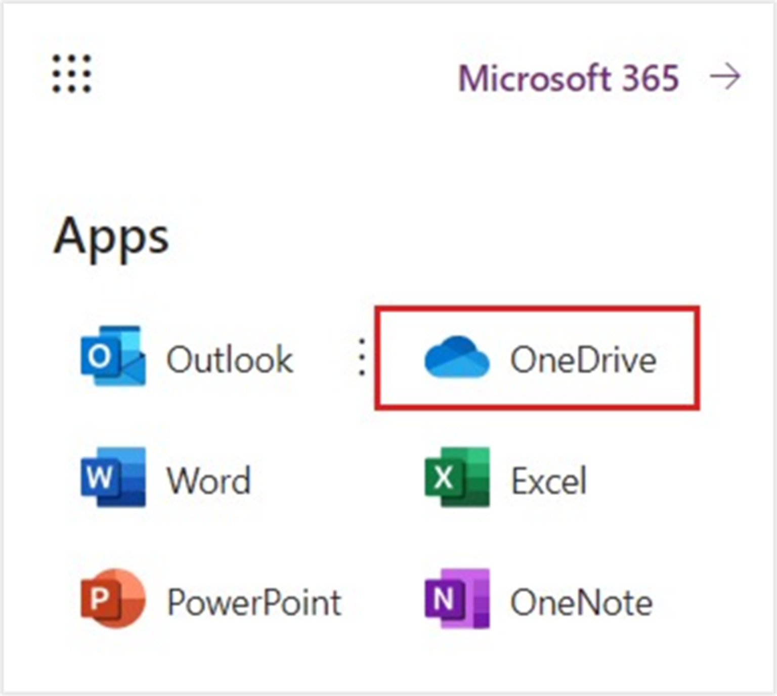 Screenshot of Power Apps with the app selector button highlighted.