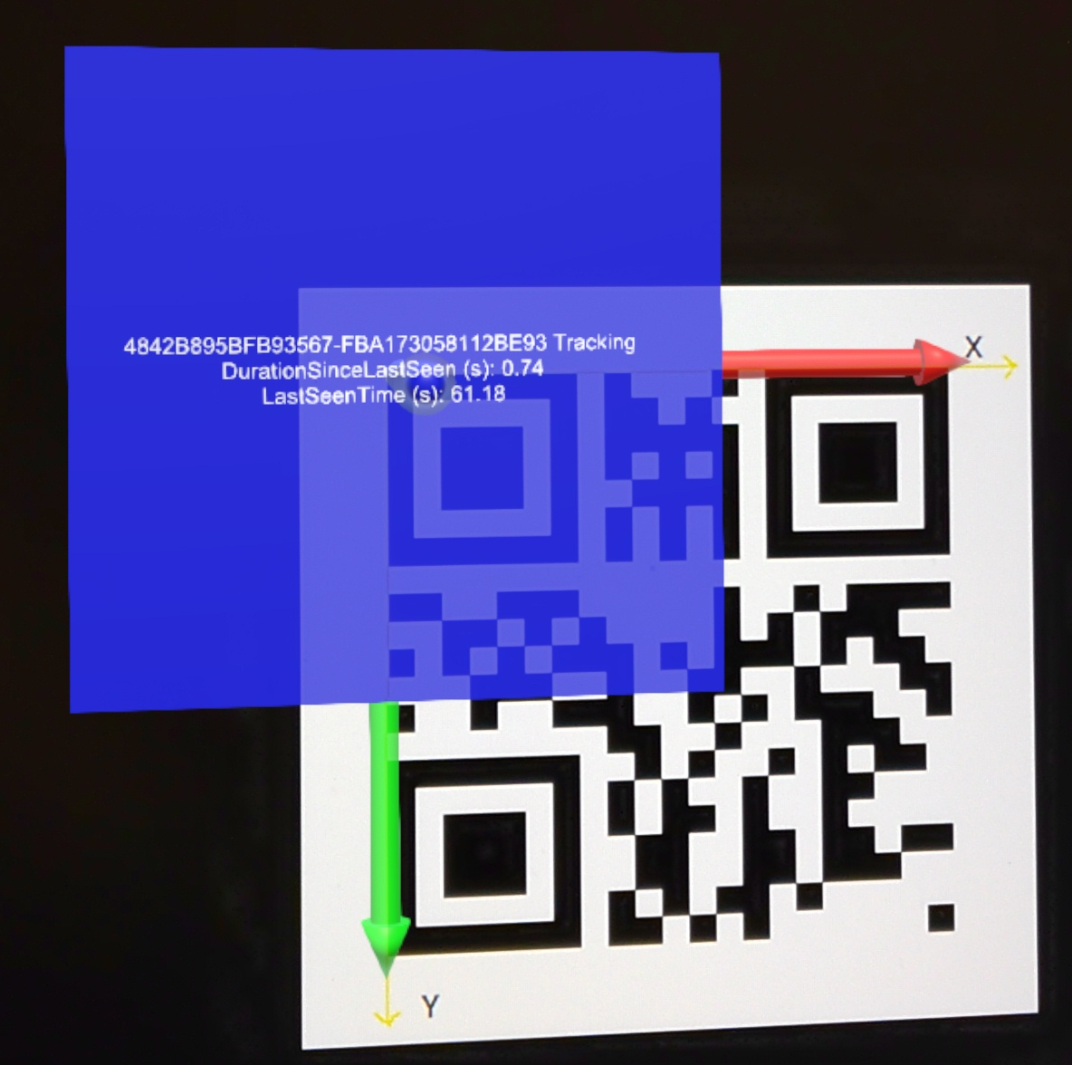 Tracked QR Code