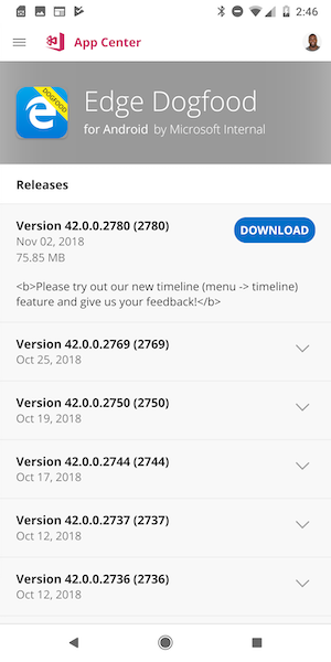 App-Detailsweergave in de Portal