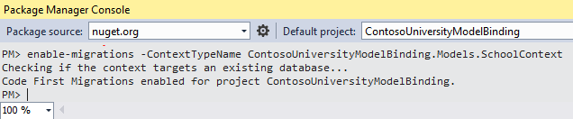 migraties inschakelen