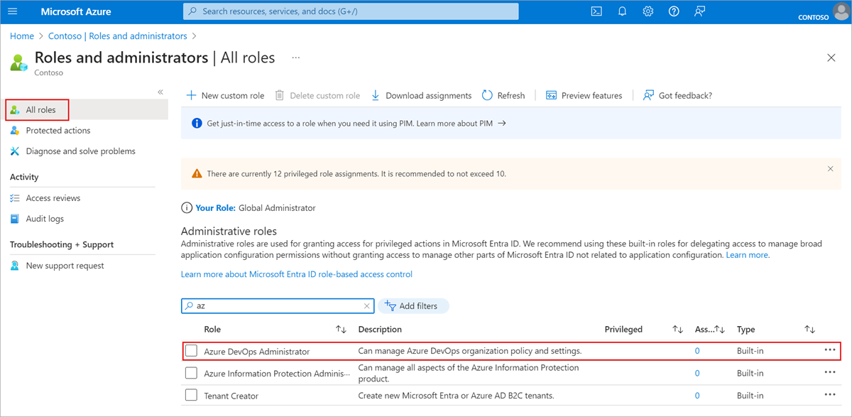 Microsoft Entra-rollen en -beheerders controleren