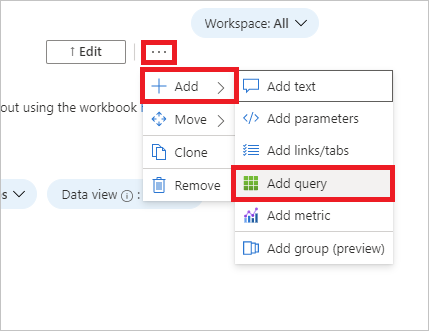 Werkmapquery toevoegen