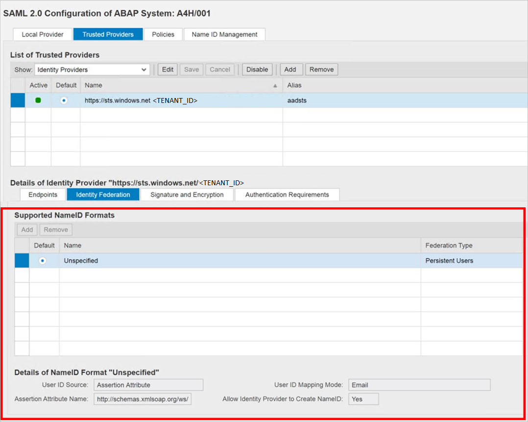 Eenmalige aanmelding configureren