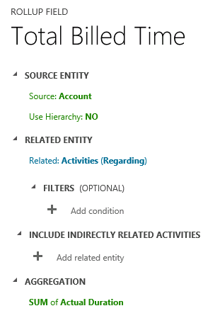 Alle activiteiten voor een account samenvoegen.