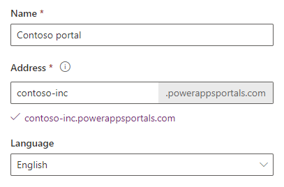 Nieuwe portal maken