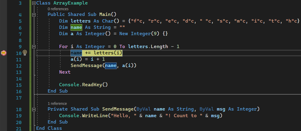 Schermopname van het visual Studio Code-editorvenster met de uitvoering gestopt op een onderbrekingspunt.