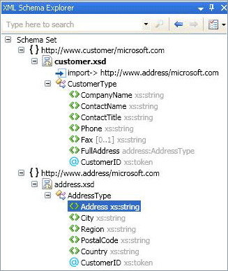 XML-schemaverkenner